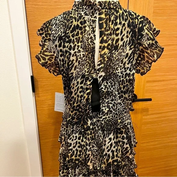 Melloday | Size Small | Antheia Dress |  Leopard Print Open Back | NWT - Picture 10 of 15